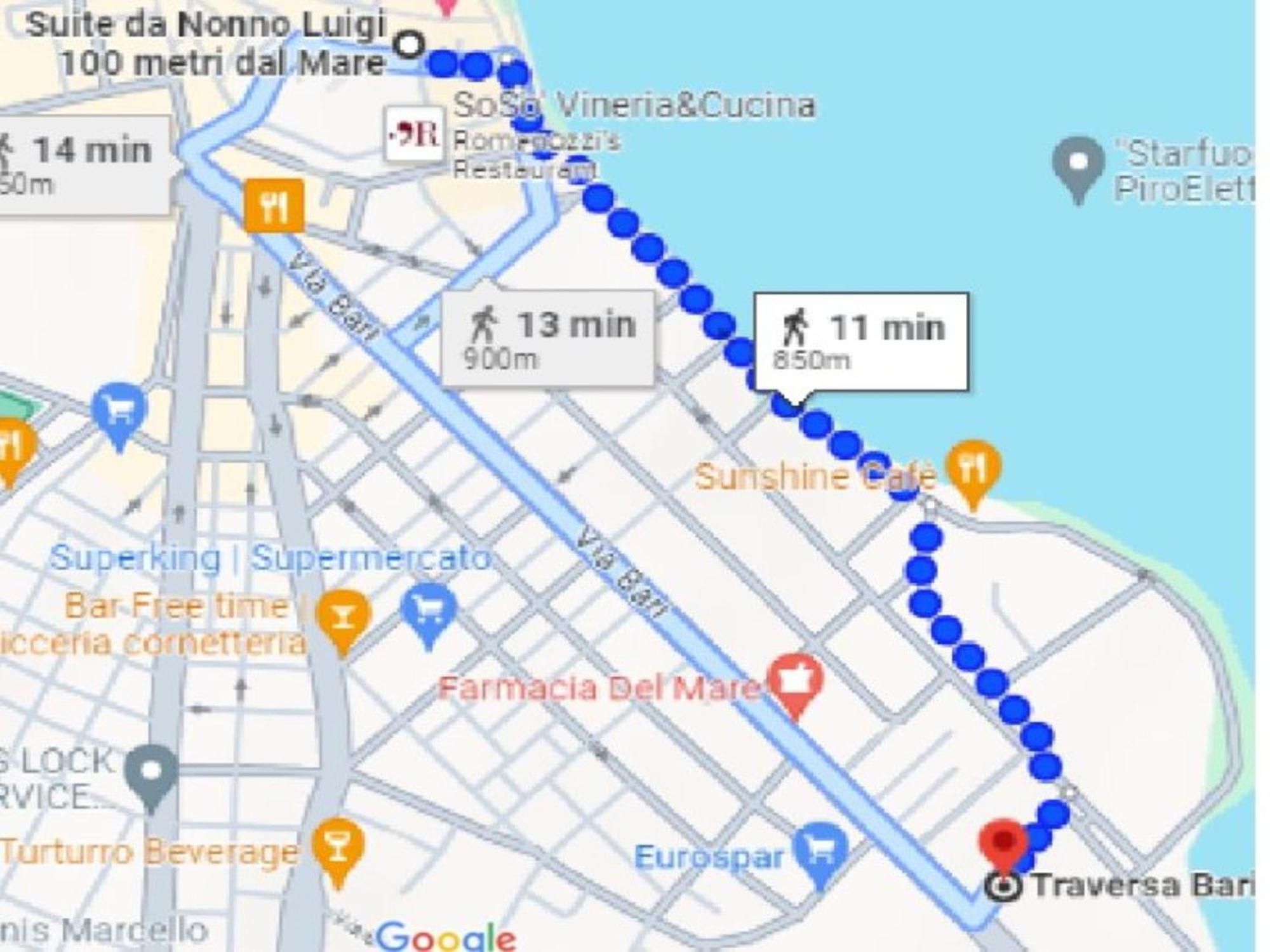 Suite Da Nonno Luigi 100 Metri Dal Mare Giovinazzo Zewnętrze zdjęcie